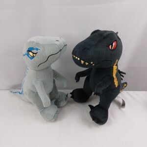 Jurassic World Dominion Indoraptor BLUE Velociraptor 10" Plush 2022-23 Dinosaurs
